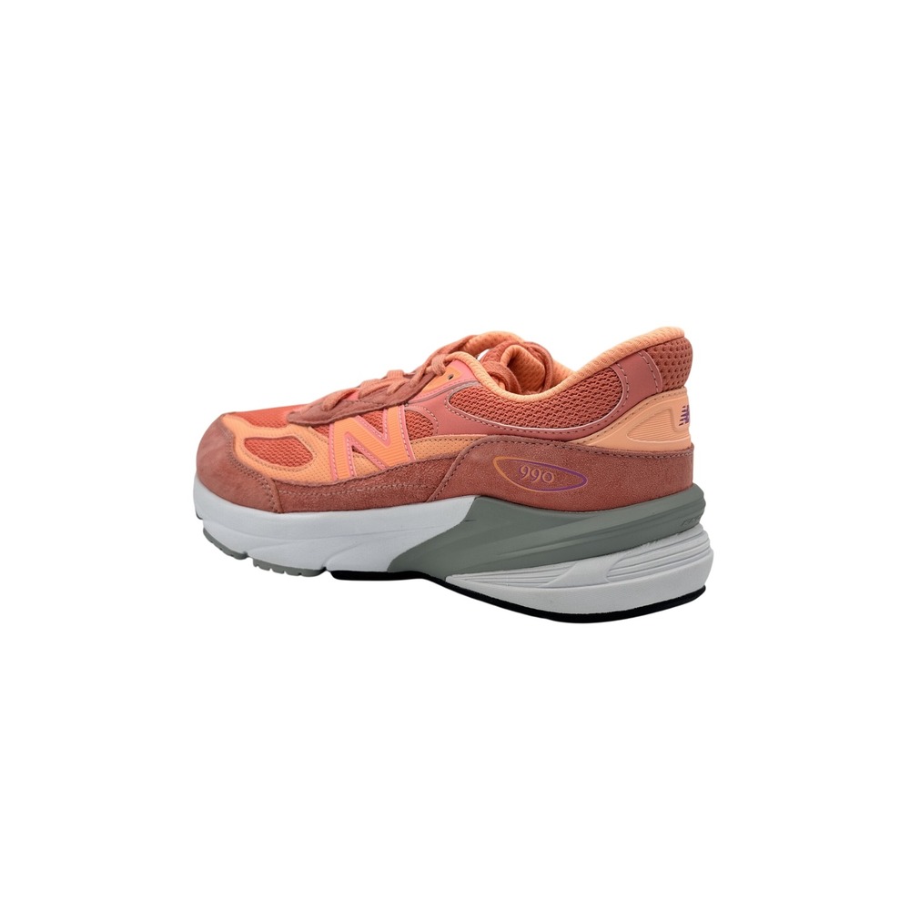 Size 7 - New Balance 990v6 Orange Purple - Picture 2 of 11